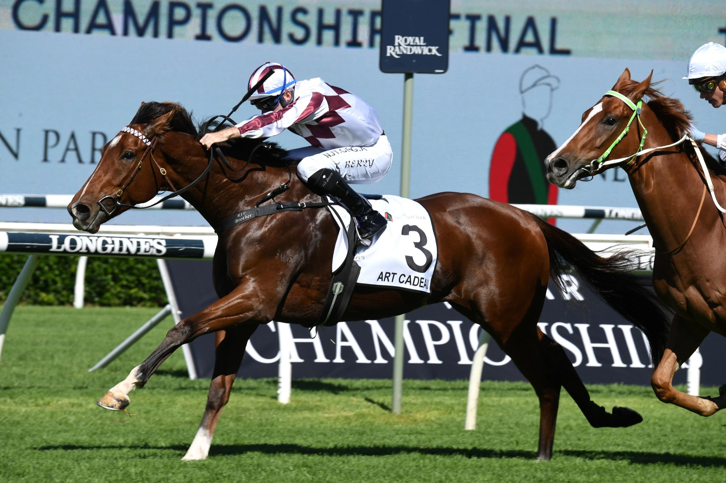 Art Cadeau on his way to victory in the 2021 Country Championships Final.