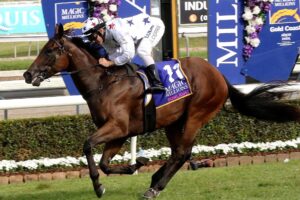 Sunlight winning the 2018 Magic Millions 2YO Classic.