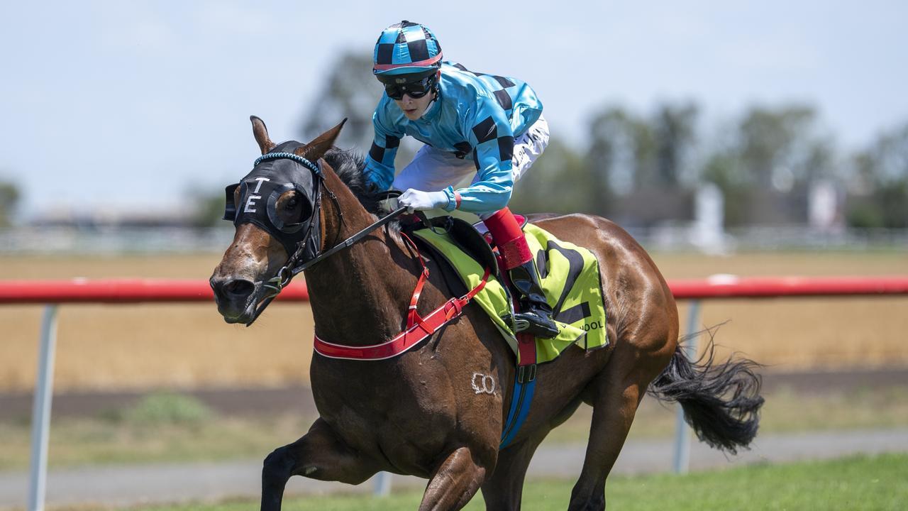 Zac Lloyd wins on Satine in his very first ride. Picture: Michael McInally