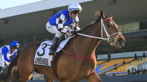 Kerrin McEvoy aboard Mugatoo in August. Picture: Mark Evans/Getty Images