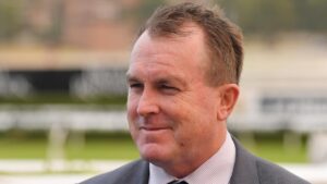 Trainer John O’Shea is happy with Rondinella heading into the Kingston Town Stakes. Picture: AAP