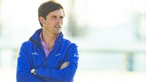 James Cummings at the Goldolphin Stable’s private training facility at Agnes Banks. Picture: Mark Evans/Getty Images