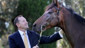 Tabcorp managing director wagering & media Adam Rytenskild is hopeful of having an agreement for a national tote pool this financial year. Picture: David Geraghty