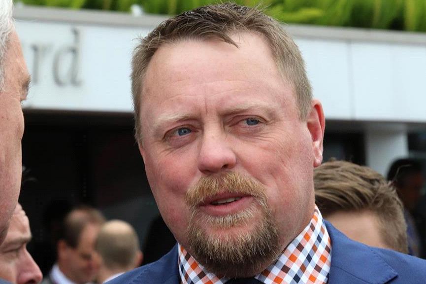 The John McArdle-trained Drone Strike was scratched from a race at Sandown on Sunday.