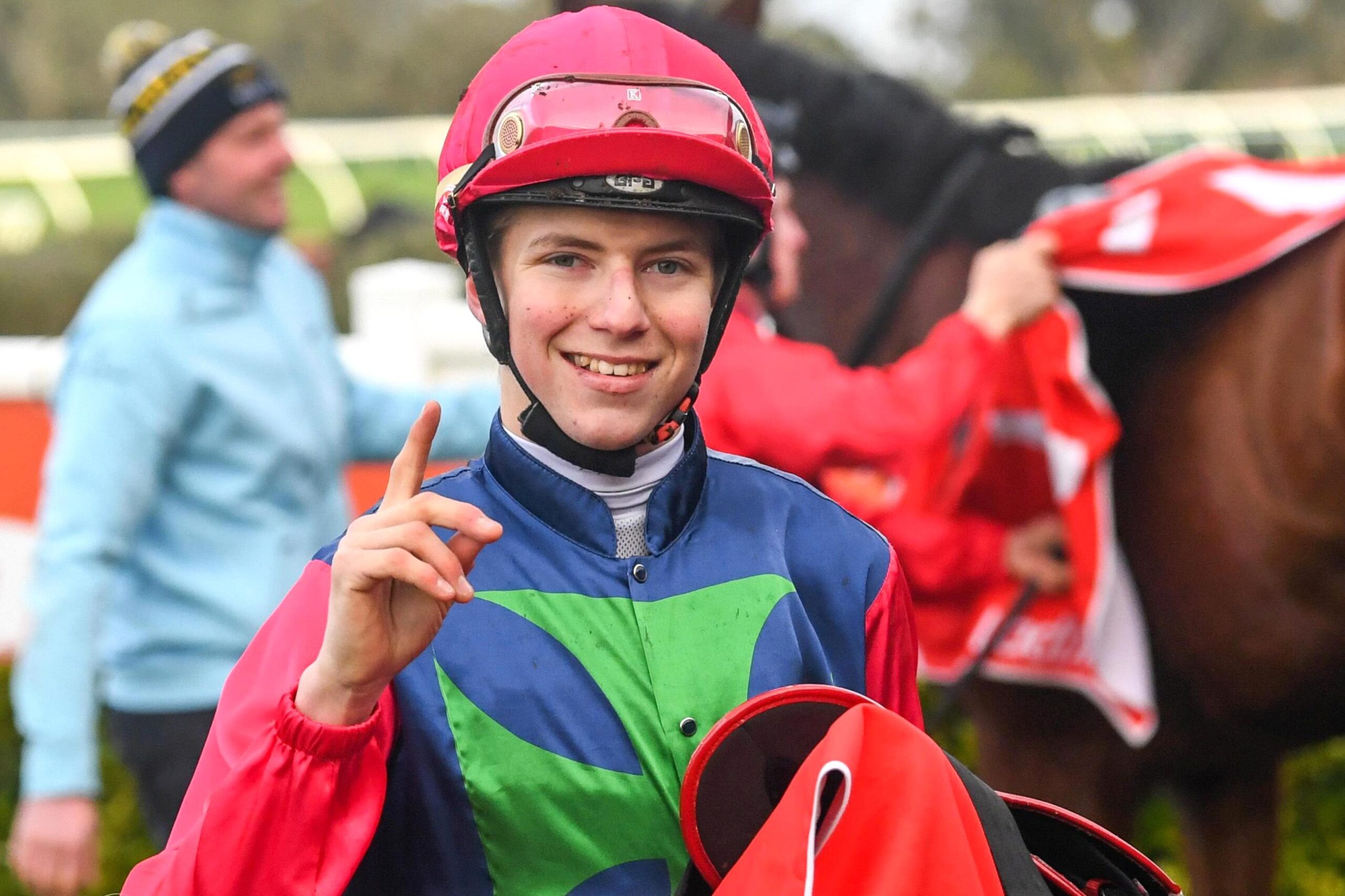 Campbell Rawiller gets first city win at Sandown earlier this month.