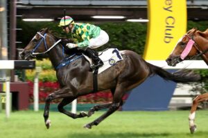 Brazilian jockey Joao Moreira booted home a double at Wednesday’s Happy Valley races in Hong Kong.