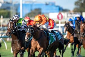 Tyzone wins the 2020 Stradbroke Handicap.