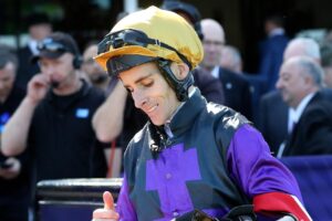 Jockey Jamie Mott rode a winner at his first ride back from a long injury layoff.