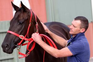 Adam Trinder and his much-loved mare Mystic Journey.