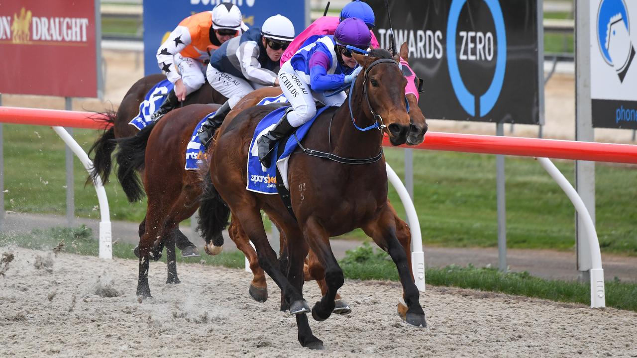 Ronay and Tayla Childs are a great chance to notch another win on the Pakenham Synthetic track. Picture : Racing Photos.