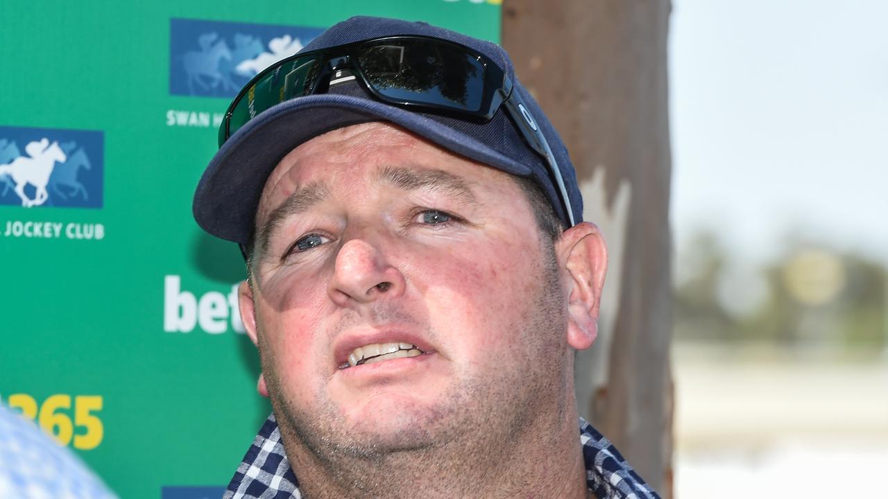 Trainer Nathan Hobsonhad to appear before the Swan Hill Jockey Club committee to explain comments he made about the club’s track in February. Photo : Brett Holburt/Racing Photos.