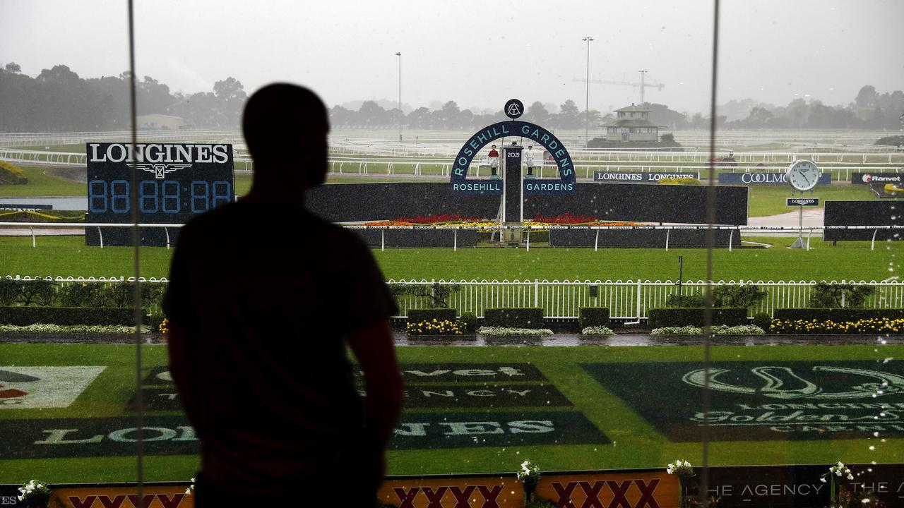 The Golden Slipper had to be postponed due to terrible Sydney weather. Picture: Sam Ruttyn