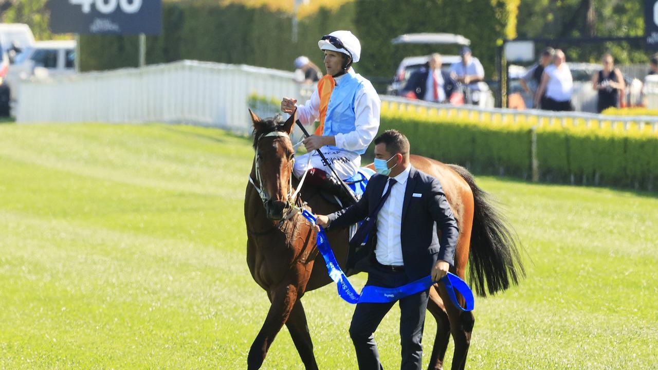 Montefilia returns after winning the Flight Stakes. Picture: Getty Images