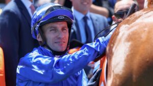 Luke Currie will answer the call of old family friend Adam Trinder to ride Mystic Journey in the Group 2 Stocks Stakes at The Valley. Photo: George Salpigtidis/Getty Images.