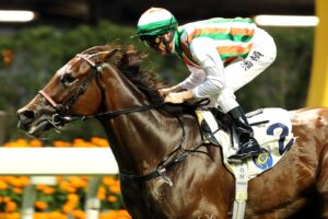 Zac Purton posted five wins at Happy Valley on Wednesday night.