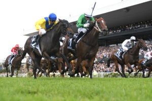 Estijaab taking out the 2018 Golden Slipper.