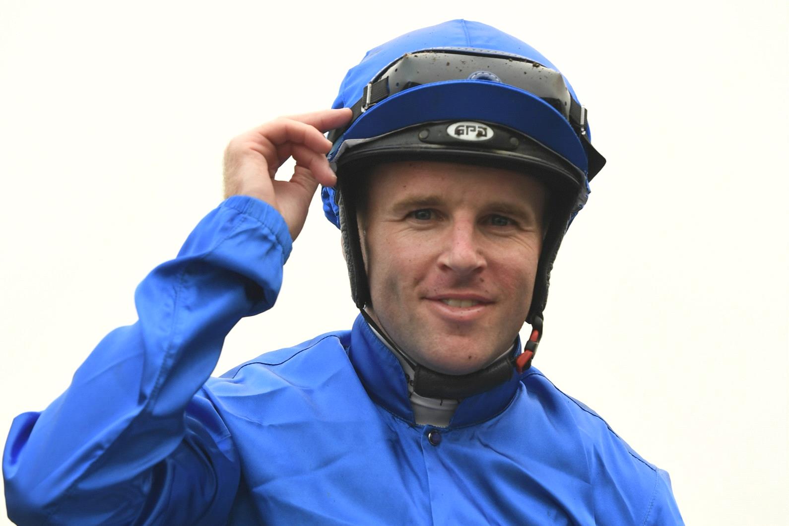 Tommy Berry combined with Godolphin galloper Character to win the Tulloch Stakes.