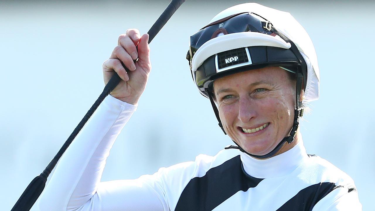 Linda Meech was back at the jumpouts for the first time since becoming a mum. Picture: Getty Images