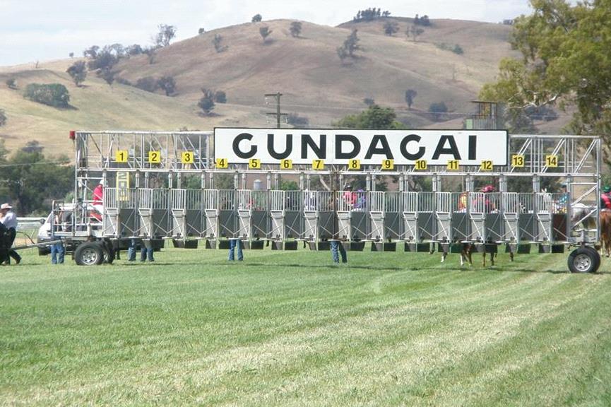 Treading warily on the punt at Gundagai