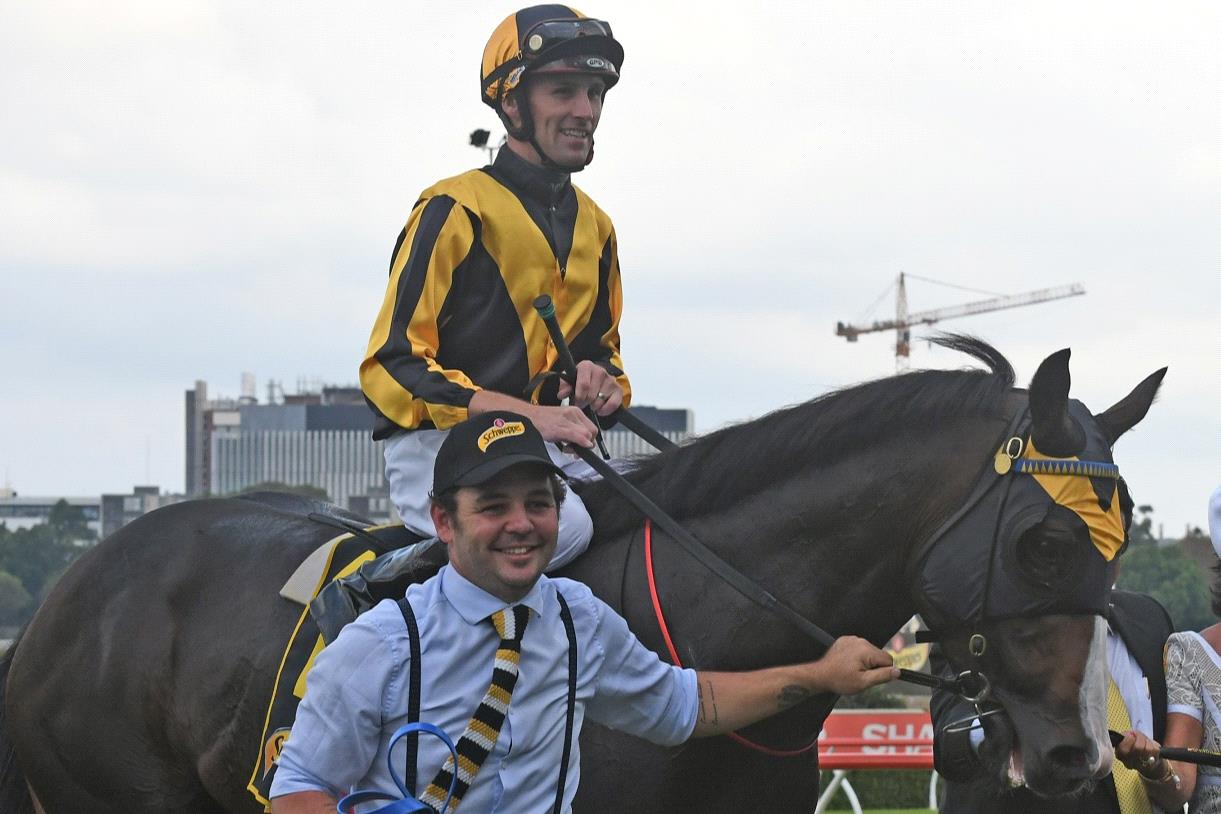 Tye and Trapeze Artist after their All Aged Stakes win last year.