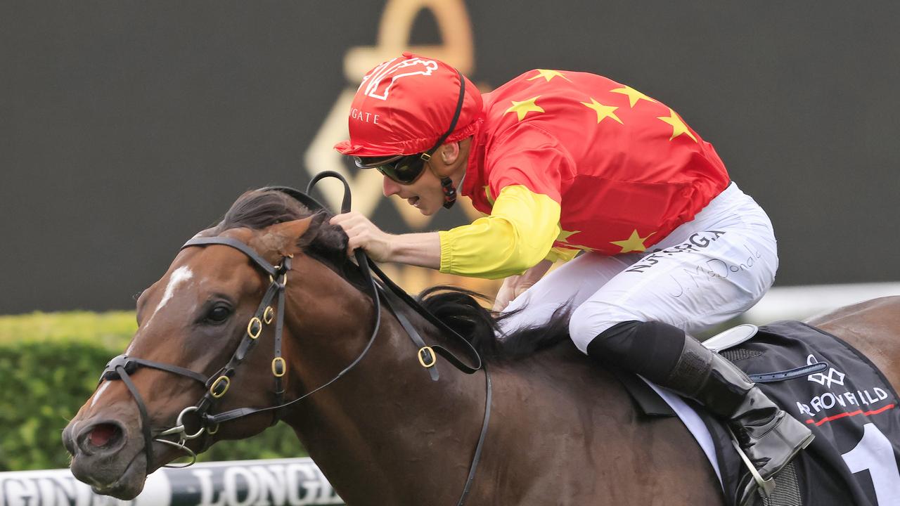 Wild Ruler wins the Arrowfield 3YO Sprint at Randwick. Photo: Mark Evans/Getty Images