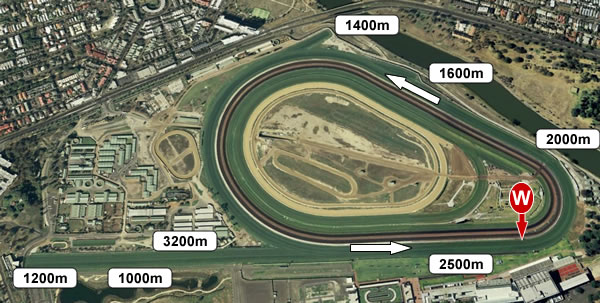 Flemington Racecourse | Flemington Track Map | Racenet