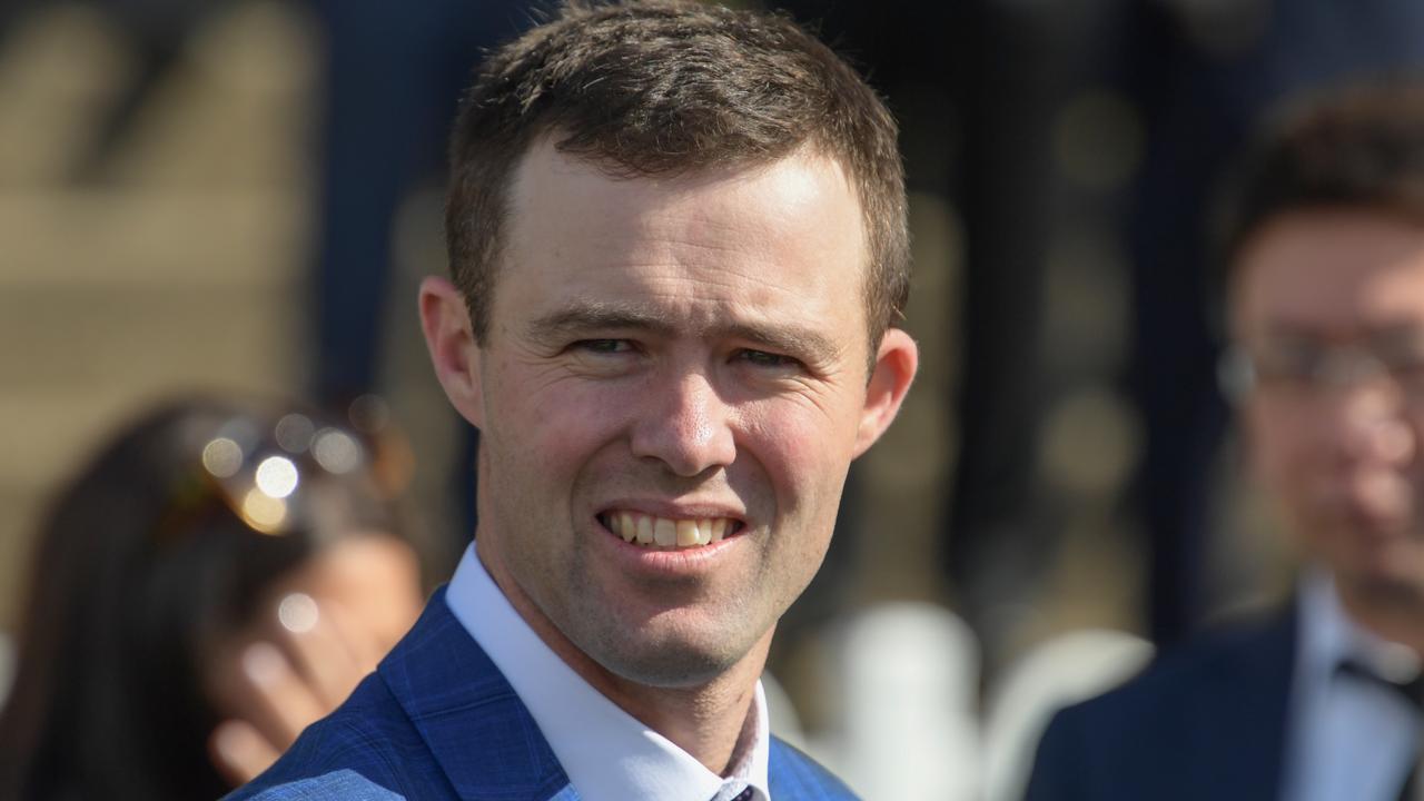 Cody Morgan after at Rosehill Gardens winner. Picture: AAP Image/Simon Bullard