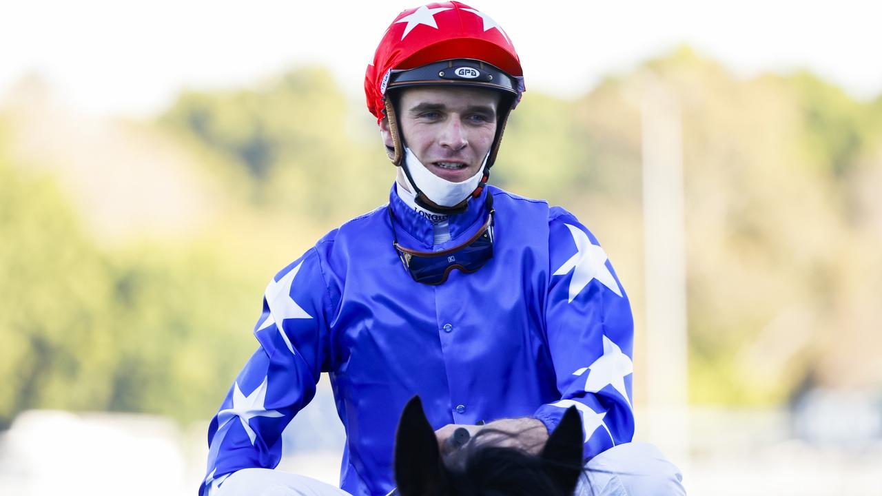 Sam Clipperton was suspended at Wednesday’s Kensington meeting. Picture: Getty Images