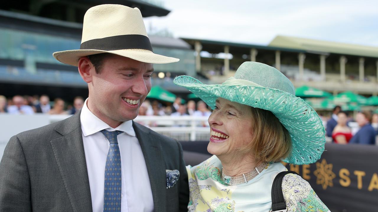 Adrian Bott and Gai Waterhouse had a juvenile winner. Photo: Mark Evans/Getty Images