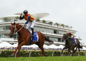 Nature Strip cruises to an easy win in the Darley Sprint Classic. Photo: Robert Cianflone/Getty Images.