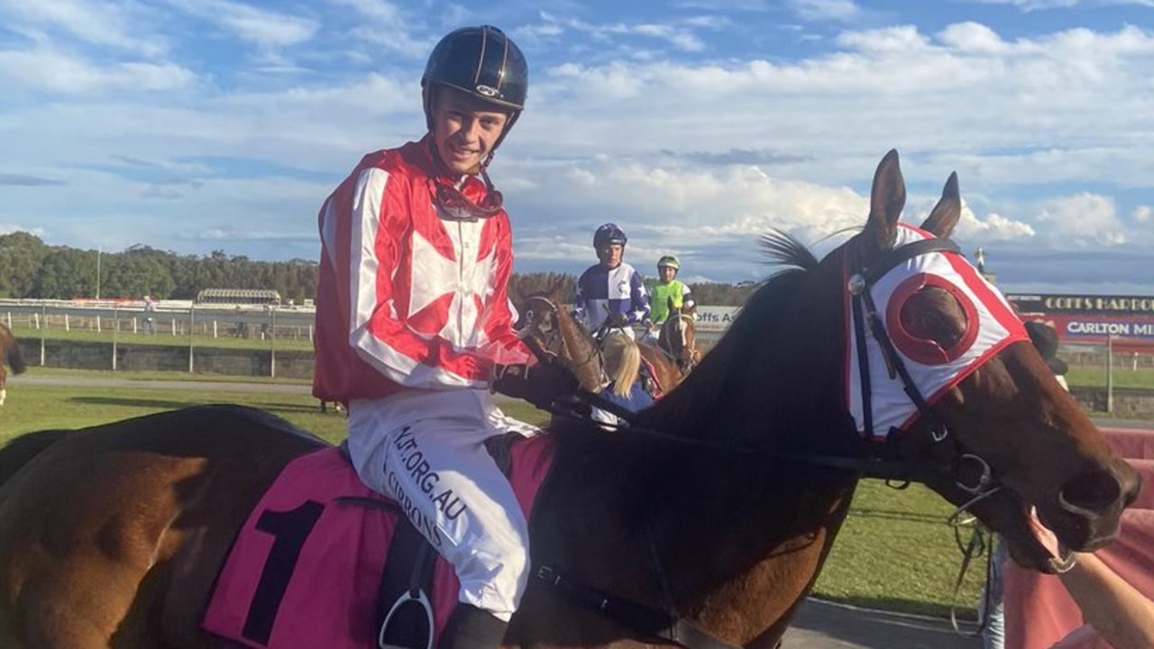 Jockey Dylan Gibbons will make his metropolitan debut. Photo: Twitter