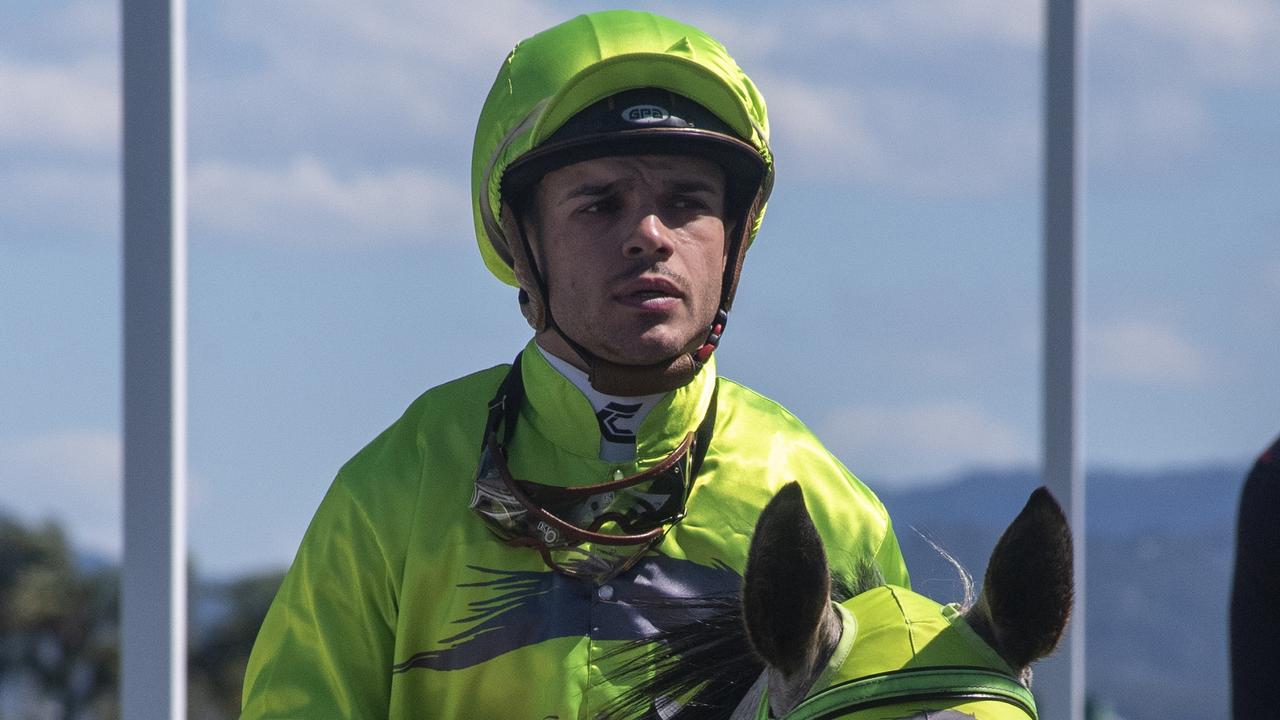 Chris Caserta after riding Gem Of The Lochs to victory. Picture: Magic Millions