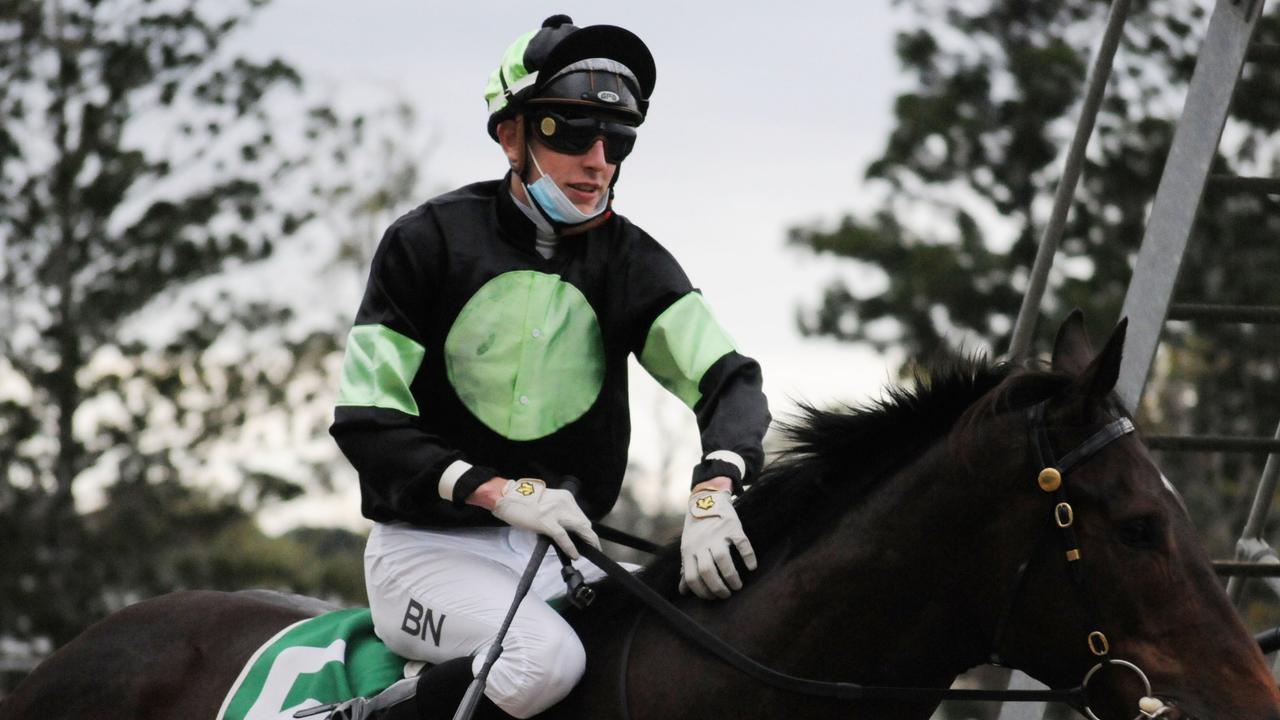 Baylee Nothdruft will make his return to race riding at Ipswich on Wednesday. Picture: Claire Power