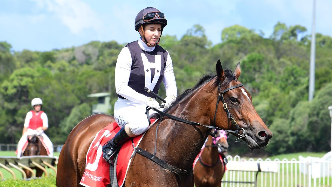 Jockey Samantha Collett will be making the trip to Saudi Arabia to compete in the jockeys challenge ahead of the $20m Cup. Picture: Grant Peters — Trackside Photography.