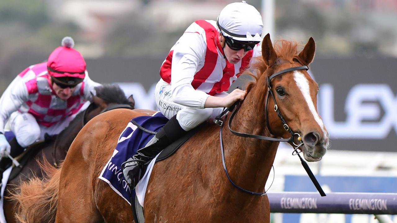 Flemington Giga Kick impresses to firm for Group 1 Coolmore Stud Stakes