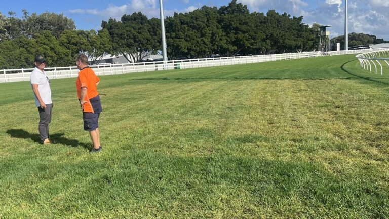 The Gold Coast track has suffered a major setback at the 500m mark prior to the Magic Millions. Picture: Supplied